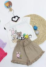 تیشرت شلوارک دخترانه - Image 2
