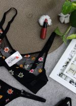 ست فنردار شیشه ای گلدار - Image 2