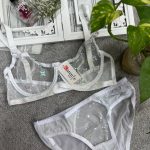 ست سوتین شورت شیشه ای فانتزی فنردار