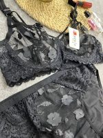 ست سوتین شورت شیشه ای هارنس فنردار - Image 3