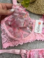 ست سوتین شورت شیشه ای فنردار - Image 5