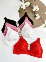 سوتین دانتل شطرنجی بی فنر - Image 5